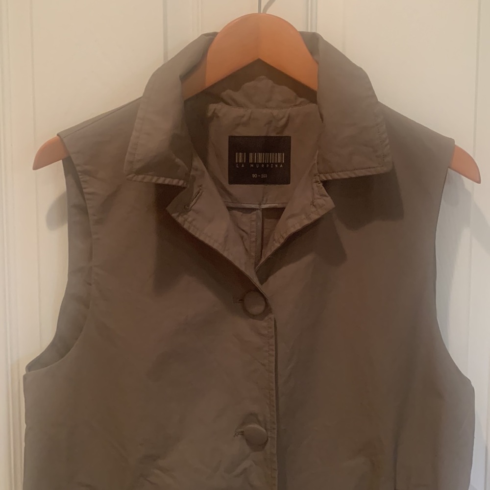 Longline Khaki Vest